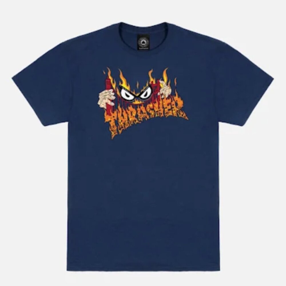 NWT: Thrasher Sucka Free Navy T-Shirt